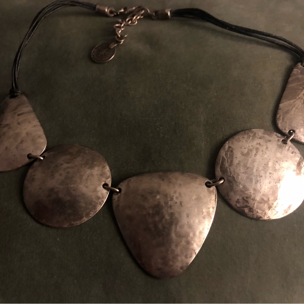 Turkish Hammered Metal Statement Necklace - $40 or $35 w/offer